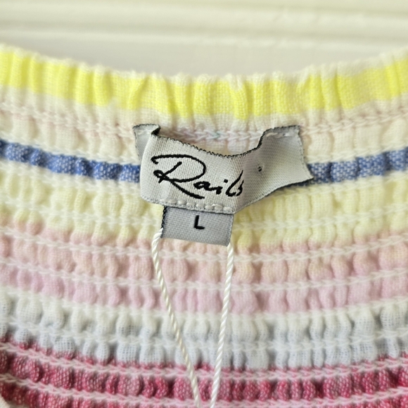 NWT Rails Revolve Shailene Parisail Stripe Midi Sun Dress Large Sundress - Picture 8 of 11